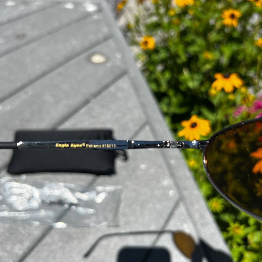 CLEARANCE Men’s Eagle Eyes Tinted Sunglasses with Cleaner and Case! - Picture 6 of 16